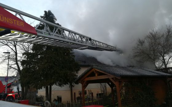 Wohnhausbrand in Vimbuch