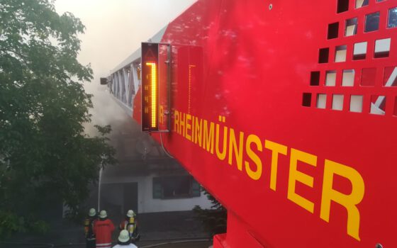 Wohnhausbrand in Scherzheim