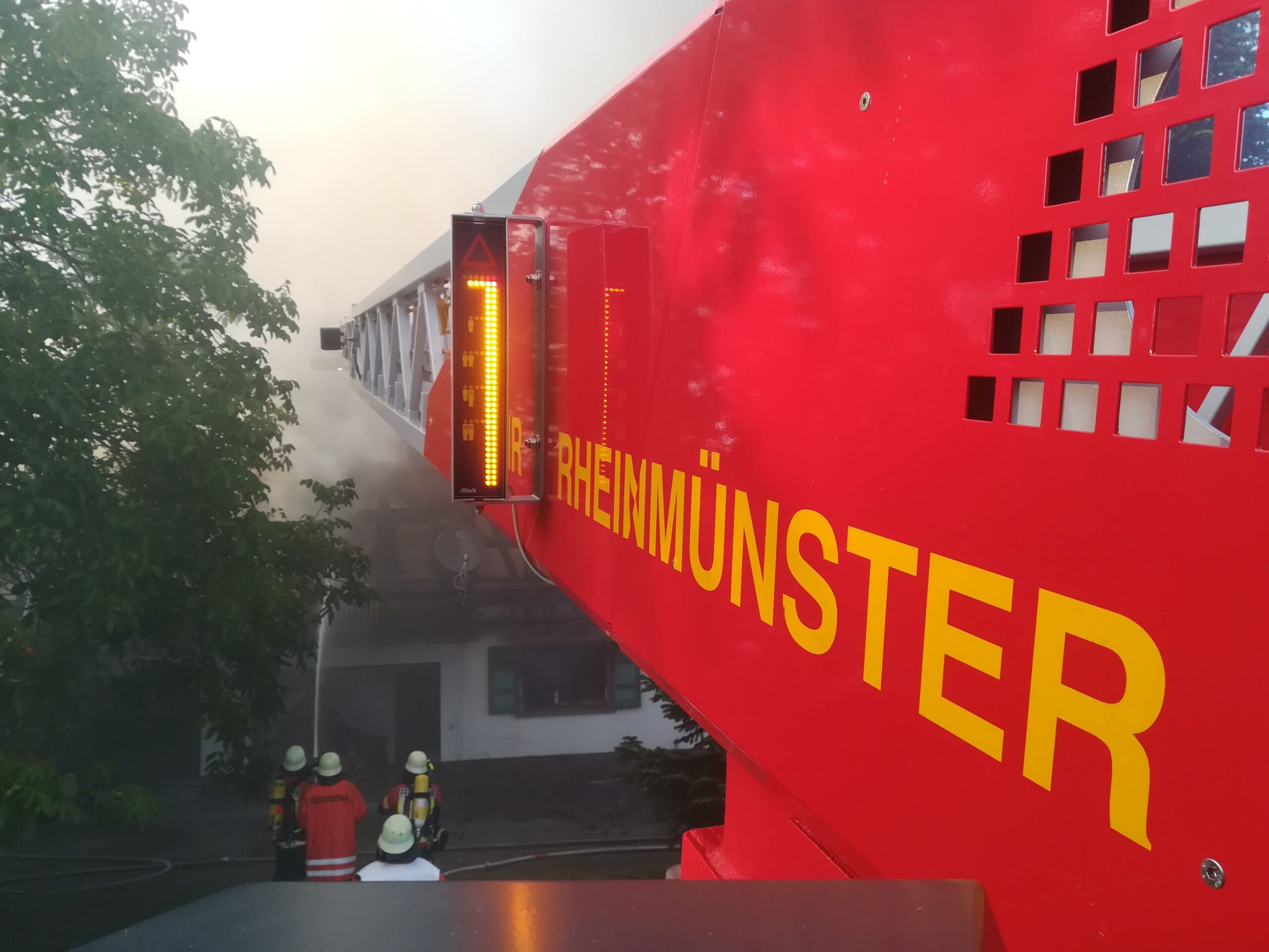 Wohnhausbrand in Scherzheim